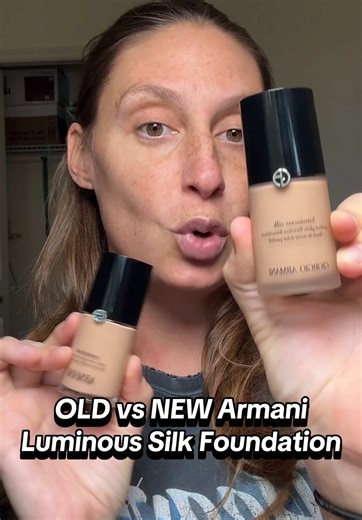 Comparación del nuevo y viejo Luminous Silk de Armani
