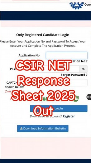 CSIR NET Answer Key 2025 Out 🔵 How To Check CSIR NET Answer Key 2025 ? CSIR NET Response Sheet 2025