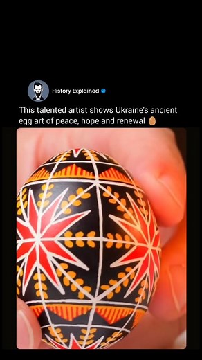 History Explained on Instagram: "Follow @HISTORY__EXPLAINED for more interesting content! ✅ The Art of Pêssanka – A Moment of Magic in Your Hands Have you ever felt that peace when you give yourself completely to something, forgetting even about time? That’s exactly what pêssanka is: an invitation to pause, breathe, and create beauty with your own hands. Each stroke of wax, each dip into vibrant colors… it’s not just an egg that transforms — it’s you entering a state of almost meditative presenc
