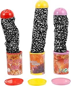 3pcs Snake Can Spring Snake Toy Prank Toy