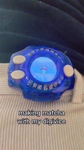 Palmon Arc: Making matcha latte to start my weekend. This time we are training Palmon. Some might think she is the weakest but I would think otherwise. Who’s with me? #digimon #digivice #toys #digidestined @Komunitas Digimon Indonesia