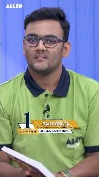 AIR 1 Rajit Gupta’s Secret SCORE Plan 💯 Practice Smart, Not Hard! 🚀