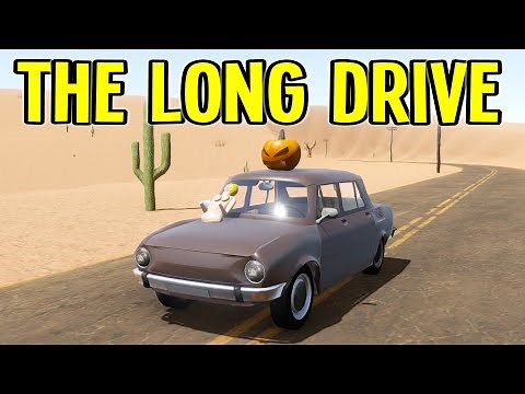 Driving an Endless Wasteland with an Inflatable Doll - The Long Drive Gameplay