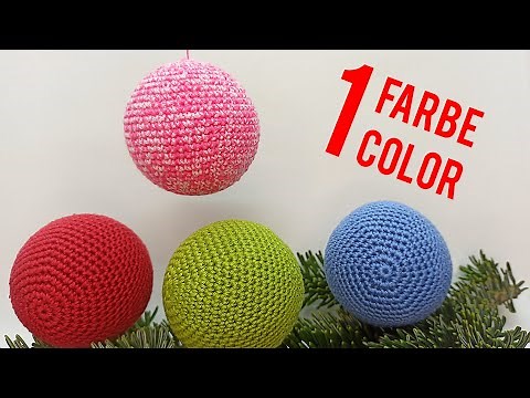 Einfache Kugeln häkeln - crochet simple balls
