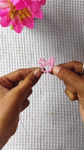 ⭐ DIY Star Bead Key Chain | Handmade Keychain Craft ⭐in SS art & craft #trending #diy