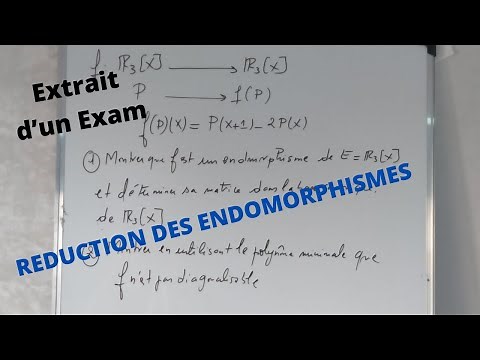 Réduction des endomorphismes : Exercice corrigé 1