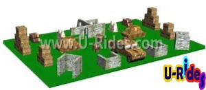 [Hot Item] High Quality Inflatable Paintball Bunker Field for Paintball Game