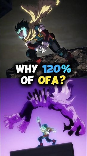 How is One for All 120% possible in MHA? #anime #manga #mha #myheroacademia