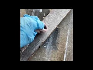 Applying White Pickling Stain Over Different Stained Wood