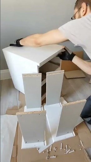 how to assble malm chest of 2 drawers #malm #ikea