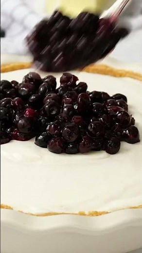 🫐 Creamy Dream! The BEST Blueberry Cream Cheese Pie Recipe! (Easy & Delicious!)