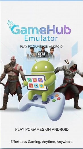 🔥 How To Play Pc Games On Android | Gamehub Emulator Complete Setup Guide #shorts #gamehub