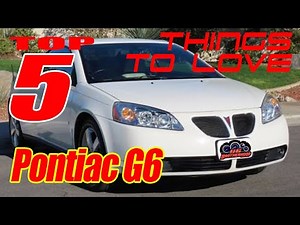 Pontiac G6 TOP 5 THINGS I LOVE about my 2009 Pontiac 6th Gen Grand Am GT Convertible