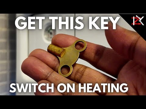 Before Switching ON Your Central Heating - How To Bleed Radiators