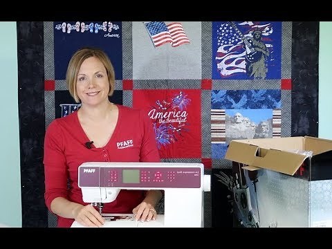 Pfaff quilt expressions 4.2 1 Unboxing & Introduction