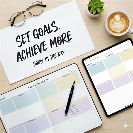 Goal Planner Printable | Monthly & Daily Tracker (digital Download) - Etsy