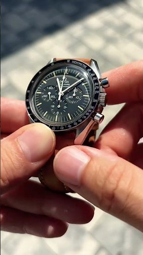 How to wind Omega Speedmaster Professional #omega #speedmaster #watches #fypシ゚ #like #asmr