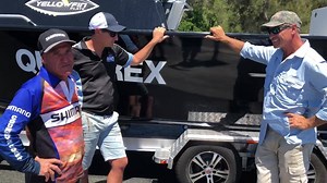 2.7K views · 71 reactions | What a boat these Quintrex yellowfin boats are by far the best and most comfortable plate boat we have ever been in. Was an awesome day in the water getting to be the first ones to drive Escape with ET new boat. To say we are very impressed is an under statement. | Didio’s country 2 coast fishing | Facebook