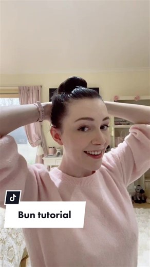 Ballet Bun Hair Tutorial for Short Hair