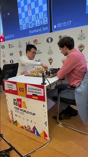 🇻🇳 Le – Donchenko 🇩🇪 | Watch the broadcast on @fide_chess | FIDE World Cup | Round 5 | Tiebreaks