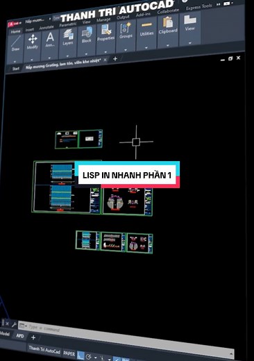 Hướng dẫn sử dụng Lisp trong AutoCAD hiệu quả