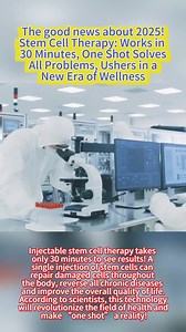 The future of joint replacement is here with a new injection therapy that has achieved a 98.7% success rate, making surgery a thing of the past.#stemcells #medicalstudent #biology #trend #cellhealth #science