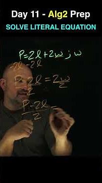 Day 11 of Getting Ready For Algebra 2