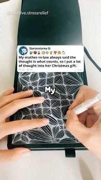 My mother-in-law always said the thought is what counts, so I put a lot of thought into her gift.