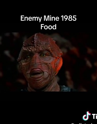 Enemy Mine 1985: Gimme Some Food #moviescene #scififilm #actionfilm #louisgossettjr #dennisquaid #filmtok #scifitok #movie #horrortok #alien #1980s #practicaleffects #fxmakeup #sciencefiction #foryou #foryourpage #fyp #flyingsaucer #monstermovie