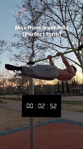 Testing Stamina with Front Lever Holds