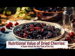 The Health Benefits of Dried Cherries