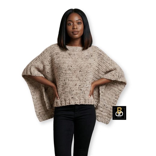 Easy Crochet Pattern | the Presleigh Poncho - Etsy Australia