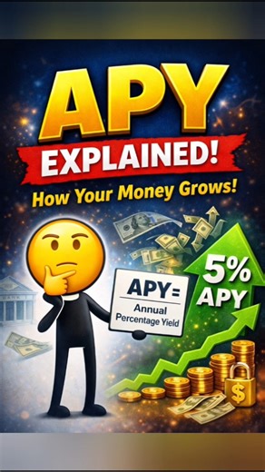 What Is APY? Savings Accounts Explained Simply #shorts #APY #USAFinance #MoneyTips #Financial