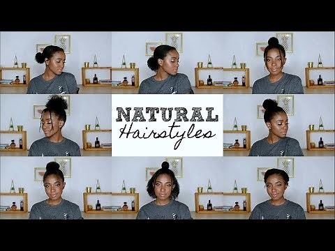 8 Quick and Easy Hairstyles for 4C Natural Hair