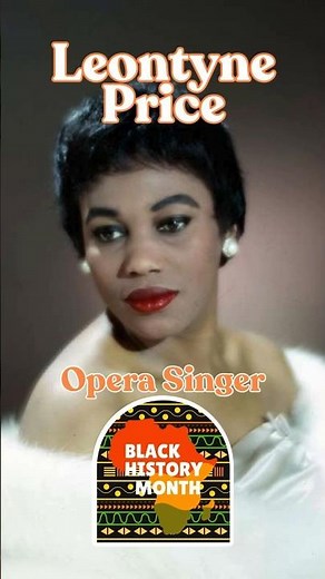 Leontyne Price Legacy | Opera Singer | Black History Month #opera #history #LeontynePriceLegacy