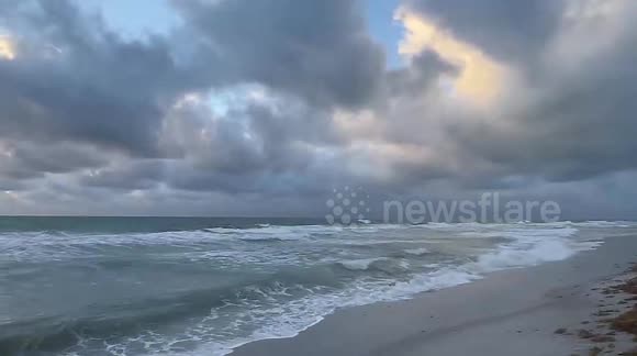 US: Windy Weather at Dania Beach, FL