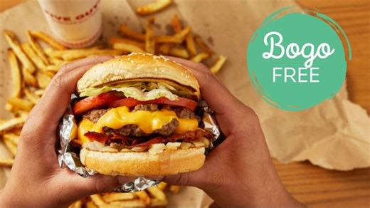 BOGO FREE Burgers This Week at Five Guys
