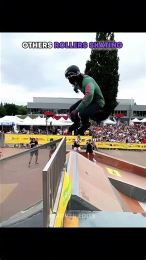 Others Rollers Skating VS This Girl ☠️ | #shorts