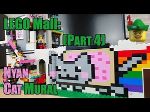 LEGO Mall MOC (Part 4) - Nyan Cat Mural 😸🌈🏬🏹