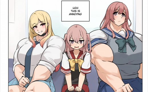 musctonk笔下的肌肉与可爱结合