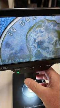 Newest and Best Coin Microscope with a Built-in Scale!