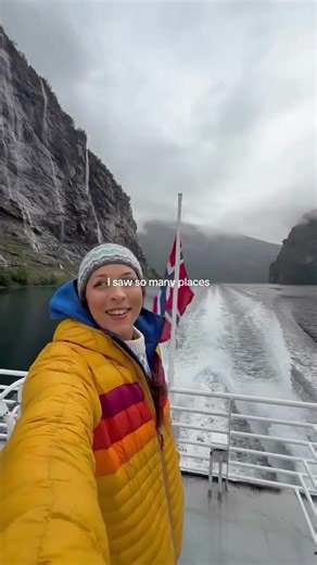 POV: You take a Norwegian fjord cruise with your Mom! #vikingcruises #norwaytravel