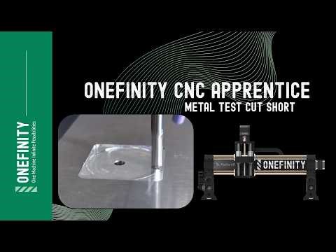 Onefinity CNC Apprentice | Metal Pocket Cutting!