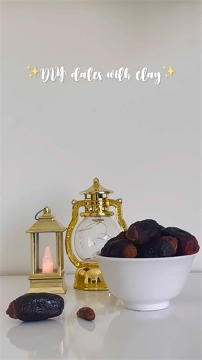 Realistic dates made from clay 🤎🌴 | Satisfying miniature clay art | DIY clay art | Steps and Soul