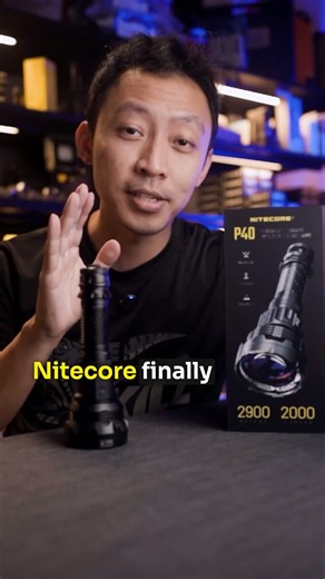 If you've been waiting for Nitecore to upgrade their LEP line, the P40 is here. Big jump from the P35 I: Throw distance: 2,900m (vs. 1,600m) Adaptive Cruise Mode: brightness changes based on angle Dual beam: LEP LED in one light It's $340—so not for casual use. But if you're in search and rescue, law enforcement, hunting, or marine patrol, the throw distance is hard to match. I tested it against a standard LED to see if the adaptive feature actually works in real conditions. | Nitecore Lights