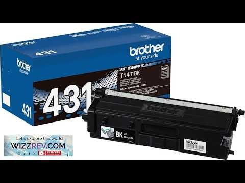 Brother Printer TN431BK Standard Yield Toner Retail Packaging Black