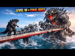 Godzilla Kaiju Army vs Level 10 Ogre Alien – Ultimate Animal Revolt Battle Simulator