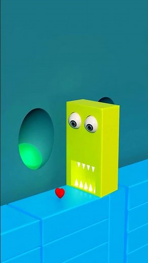 Cube That Devours Everything It Touches | Viral 3D Animation Loop 🔥