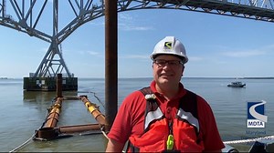 Last week, Lt. Governor Boyd K Rutherford and MDOT Transportation Secretary Greg Slater visited the site of the new US 301 Nice/Middleton Bridge in Charles County. MDTA Chief Engineer Will Pines gives us a closer look behind the scenes, along with thoughts from MDTA Executive Director Jim Ports. Project details https://mdta.maryland.gov/NiceMiddletonBridge/Home #MDOTexperts | Maryland Transportation Authority (MDTA)