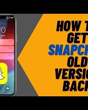 How To Get Back Snapchat Old Beta Version !! How To Get Old Version Of Snapchat